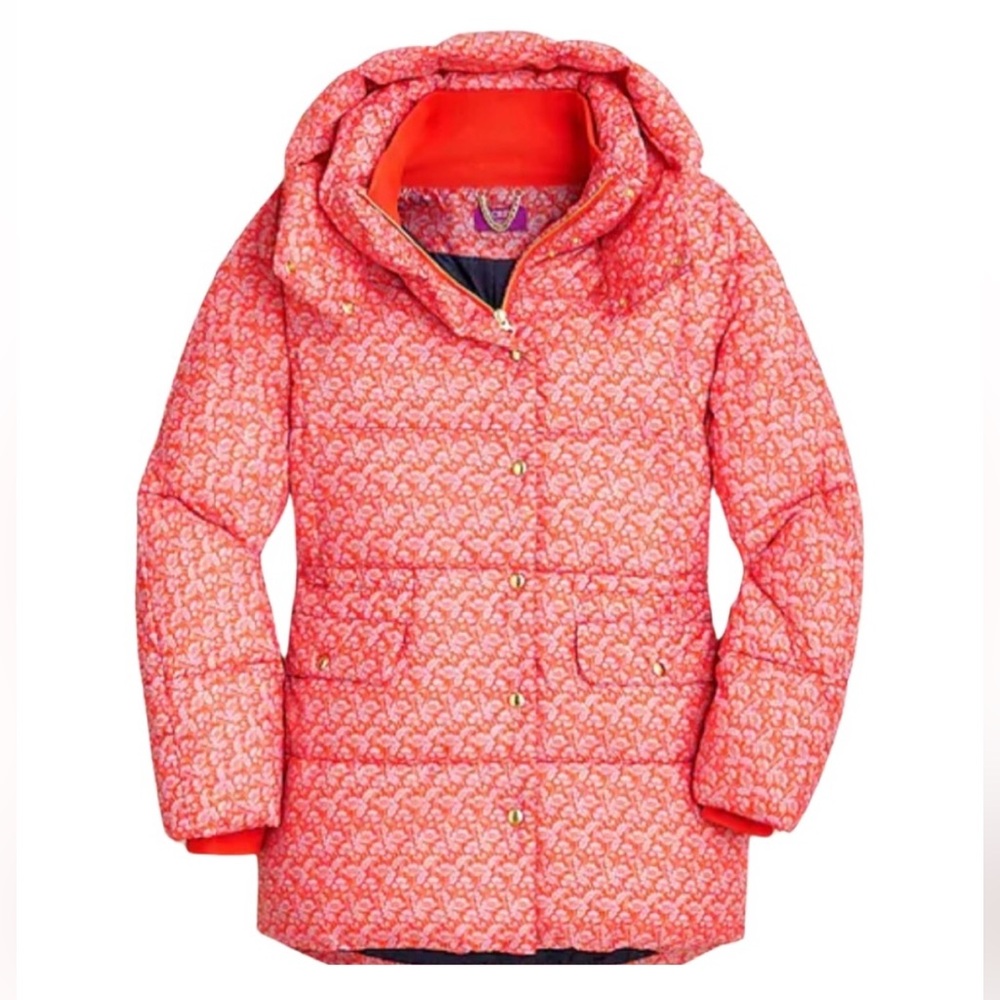 J.Crew Chateau Puffer Jacket x Liberty London x Primaloft - M